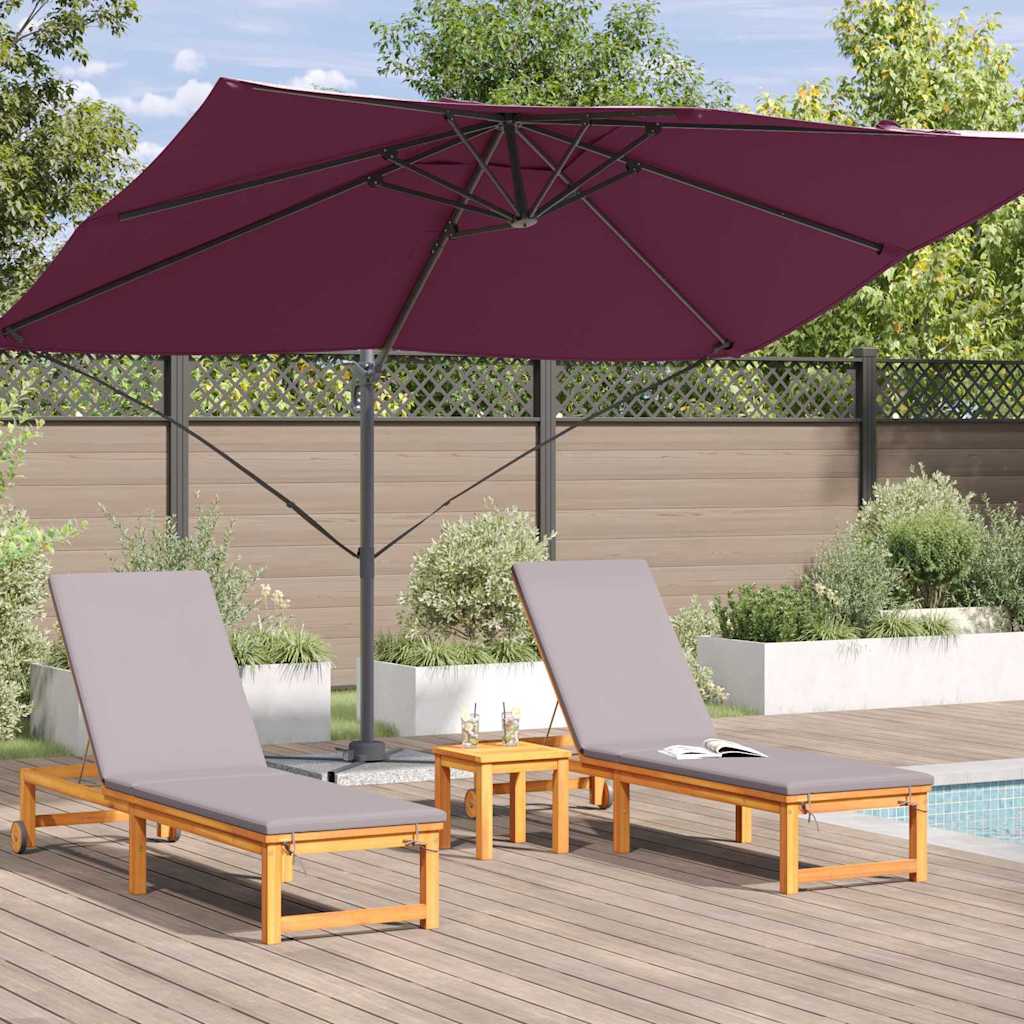 vidaXL Umbrella 351 x 250 x 260 cm Polyester and Aluminium 4