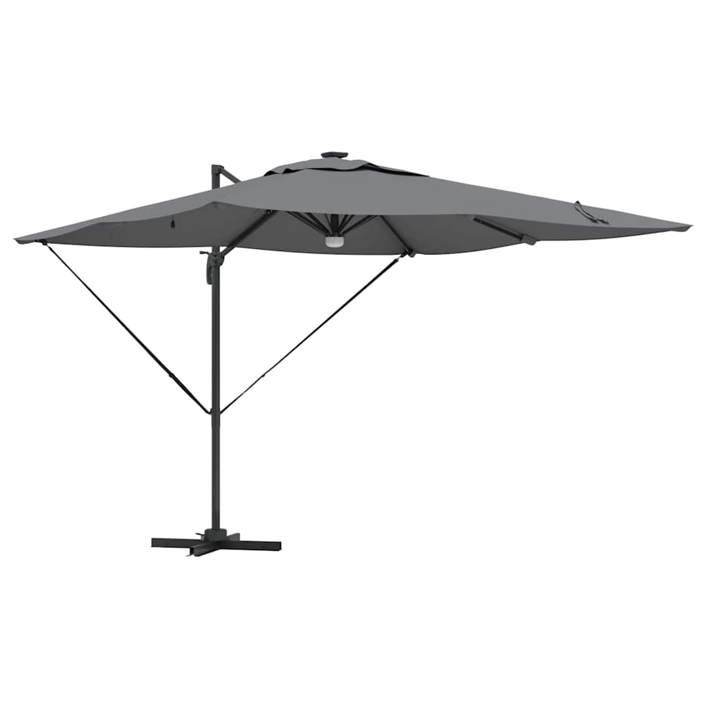 vidaXL Roma Parasol Anthracite 286 x 284 x 270 cm 2