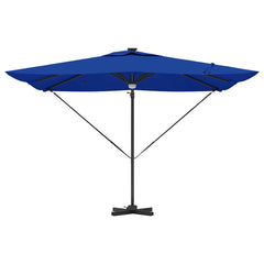 vidaXL Roma Parasol Blue 286 x 284 x 270 cm Aluminium and Polyester 6