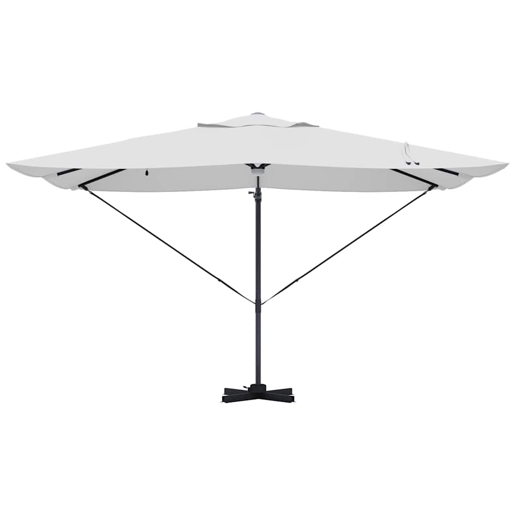 vidaXL Umbrella Sand 351 x 250 x 253 cm Polyester and Aluminium 6