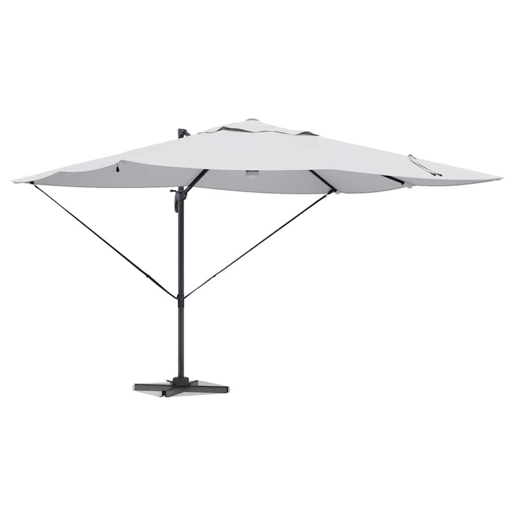 vidaXL Umbrella Sand 351 x 250 x 253 cm Polyester and Aluminium 3