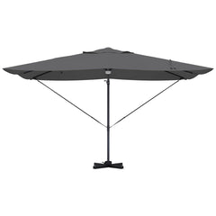 vidaXL Umbrella Anthracite 351 x 250 x 253 cm Polyester and Aluminium 6