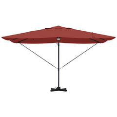 vidaXL Umbrella Terracotta 351 x 250 x 253 cm Polyester and Aluminium 6