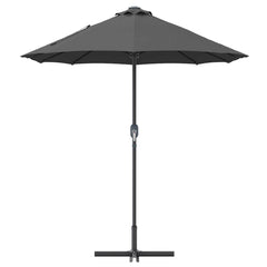 vidaXL Garden Parasol 370 x 197 x 239 cm Polyester and Aluminium 6