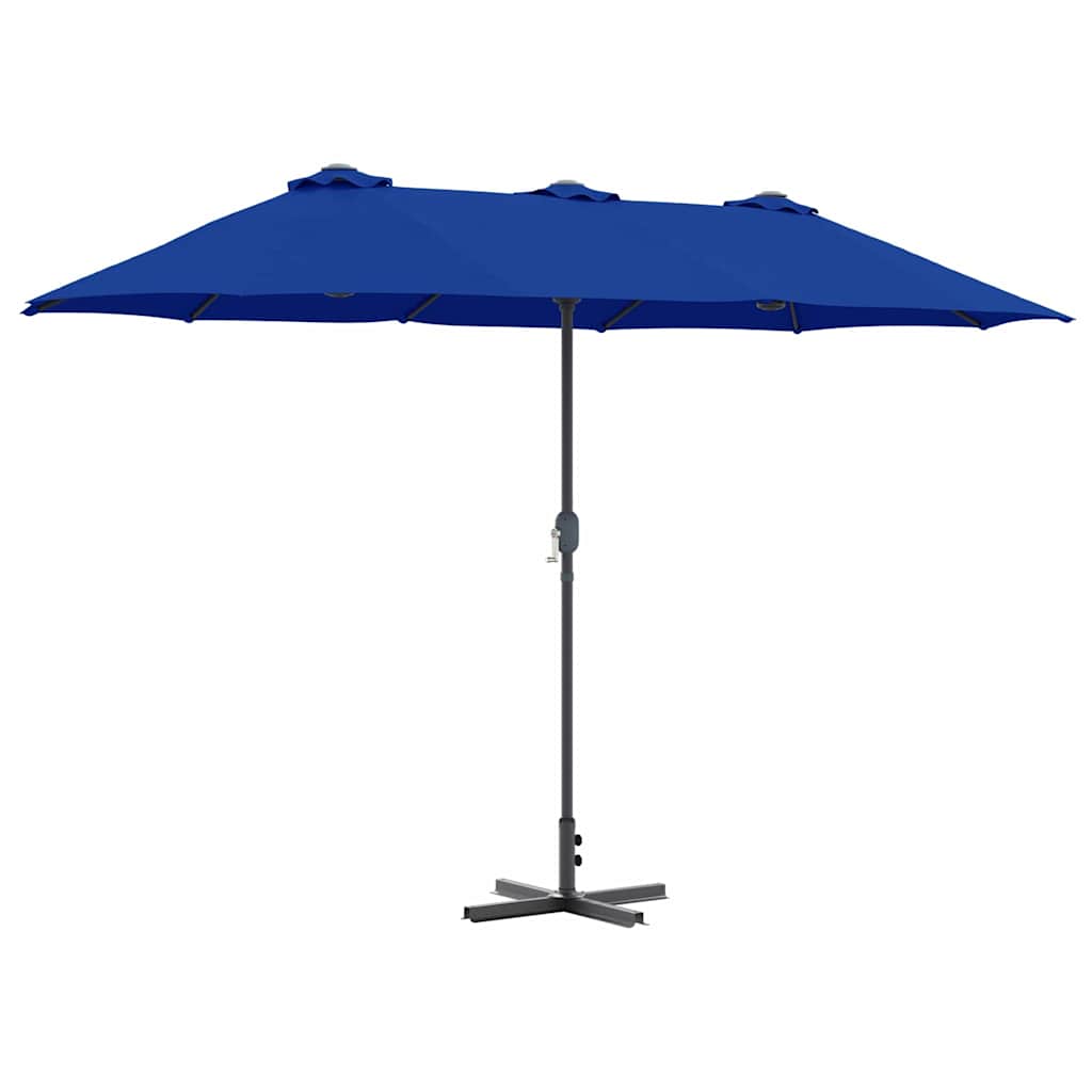 vidaXL Garden Parasol 370 x 197 x 239 cm Polyester and Aluminium 2