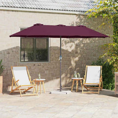 vidaXL Garden Parasol 370 x 197 x 239 cm Polyester and Aluminium 1