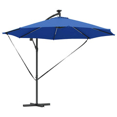 vidaXL Umbrella 294 x 294 x 248 cm Polyester and Aluminium Azurblau 2
