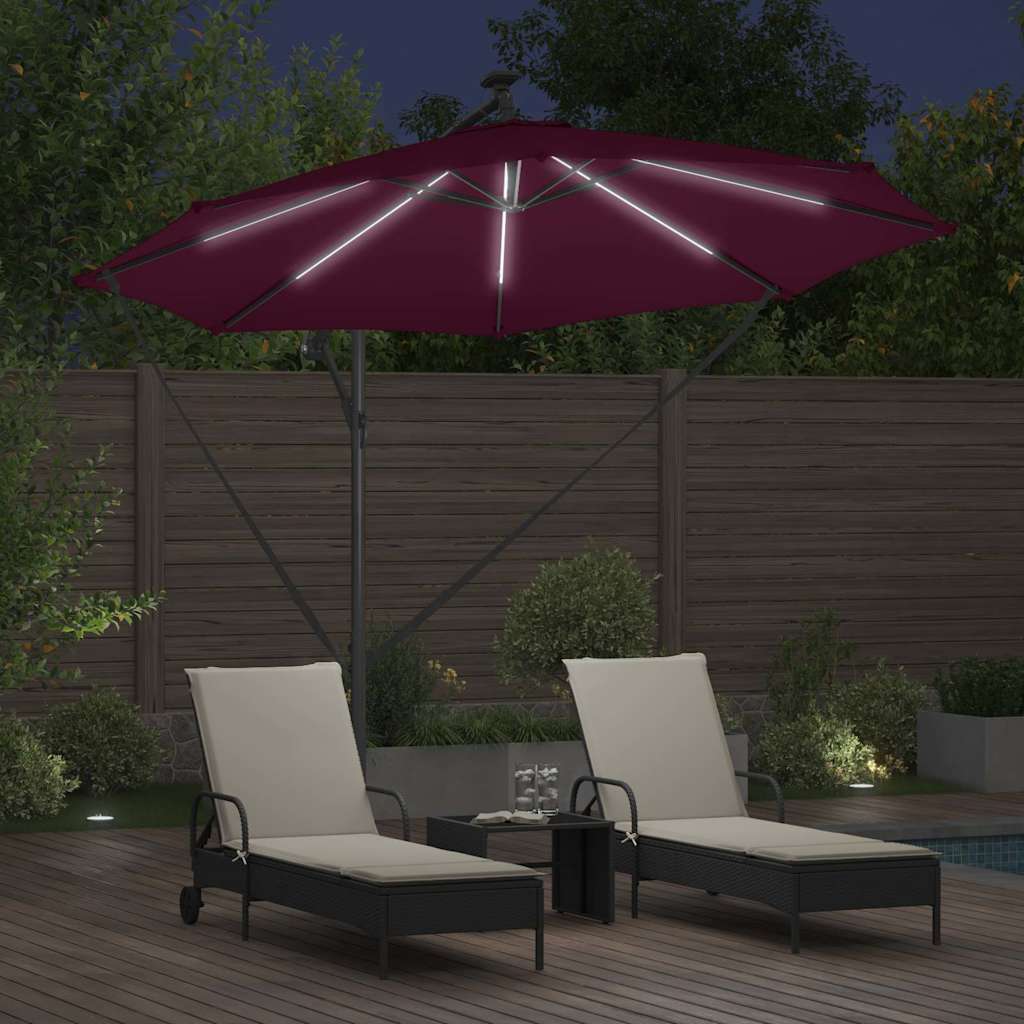 vidaXL Umbrella 294 x 294 x 248 cm Polyester and Aluminium 4