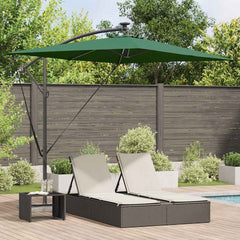 vidaXL Parasol 294 x 200 x 270 cm Polyester and Aluminium Green 1
