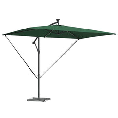vidaXL Parasol 294 x 200 x 270 cm Polyester and Aluminium Green 3