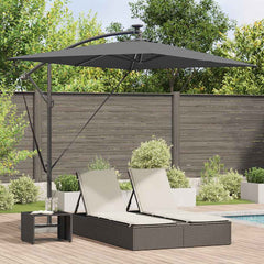 vidaXL Parasol 294 x 200 x 270 cm Polyester and Aluminium Anthracite 1
