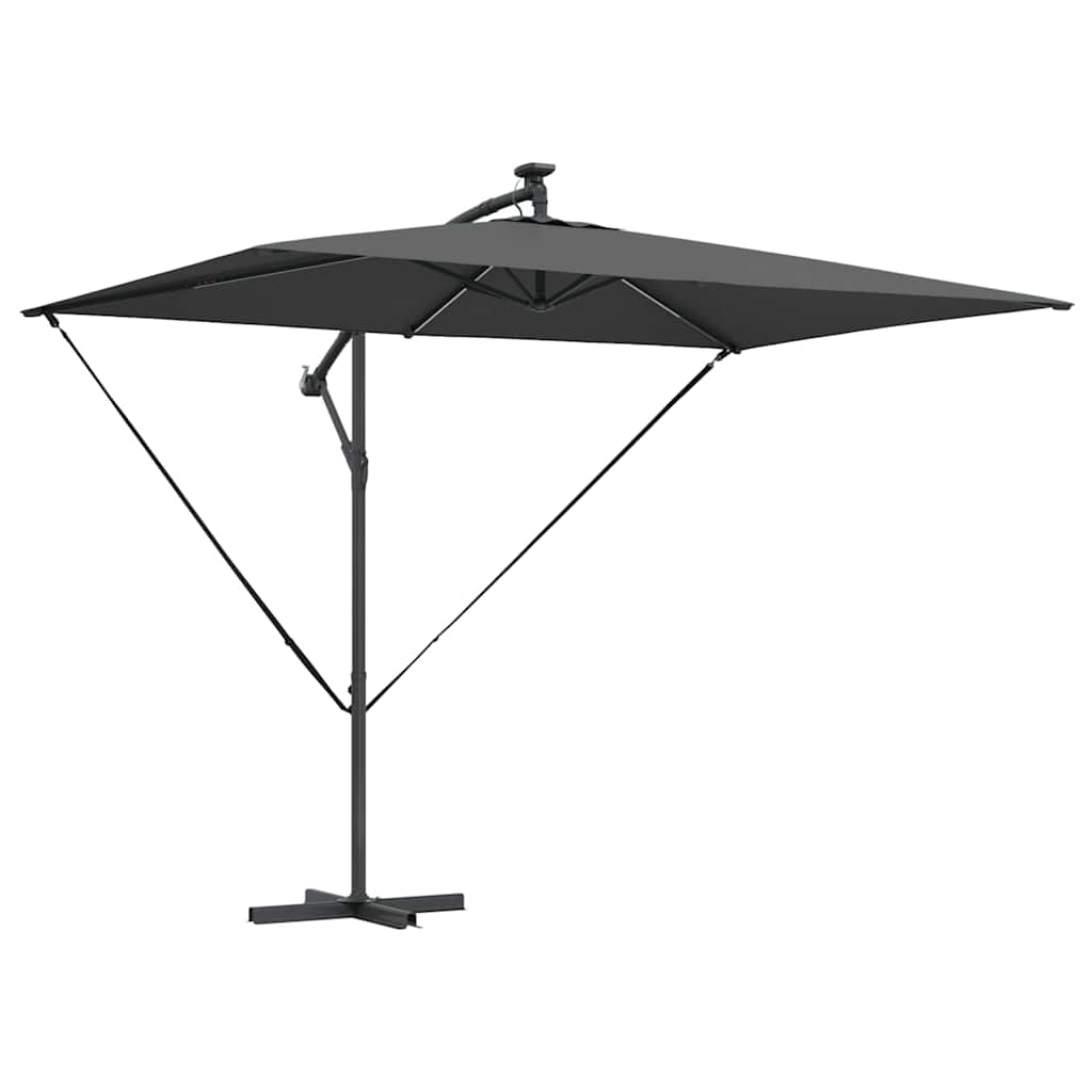 vidaXL Parasol 294 x 200 x 270 cm Polyester and Aluminium Anthracite 2