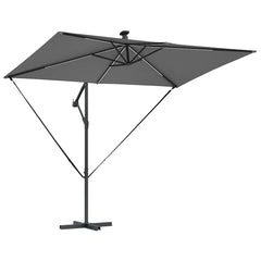 vidaXL Parasol 294 x 200 x 270 cm Polyester and Aluminium Anthracite 5