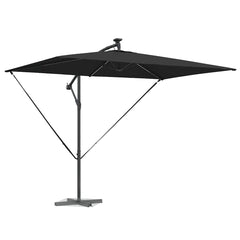 vidaXL Parasol 294 x 200 x 270 cm Polyester and Aluminium Black 3