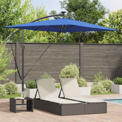 vidaXL Parasol 294 x 200 x 270 cm Polyester and Aluminium Azurblau 1