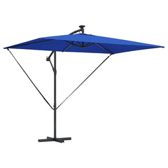vidaXL Parasol 294 x 200 x 270 cm Polyester and Aluminium Azurblau 2