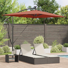 vidaXL Parasol 294 x 200 x 270 cm Polyester and Aluminium Terracotta 1