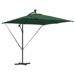 vidaXL Umbrella Green 249 x 249 x 250 cm Polyester and Aluminium 2