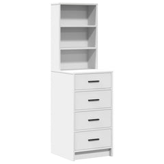 vidaXL Dressing Table 2 pcs White 50 x 41 x 135 cm Engineered Wood 6