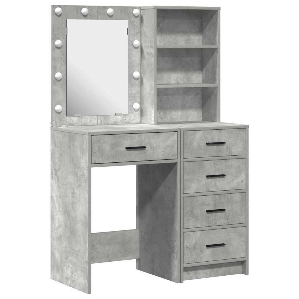 Dressing Table 2 pcs Brown Engineered Wood