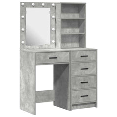 Dressing Table 2 pcs Brown Engineered Wood