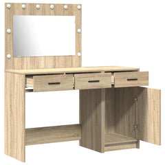 vidaXL Dressing Table 2 pcs Brown 40 x 41 x 75 cm Engineered Wood 6