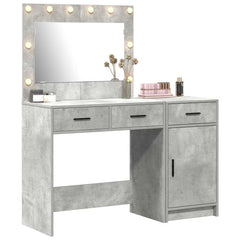 Dressing Table 2 pcs Brown Engineered Wood