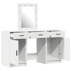 vidaXL Dressing Table White 50 x 41 x 135 cm Engineered Wood 5