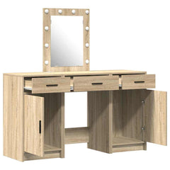 vidaXL Dressing Table Brown 50 x 41 x 135 cm Engineered Wood 6