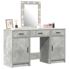 vidaXL Dressing Table Grey 50 x 41 x 135 cm Engineered Wood 3