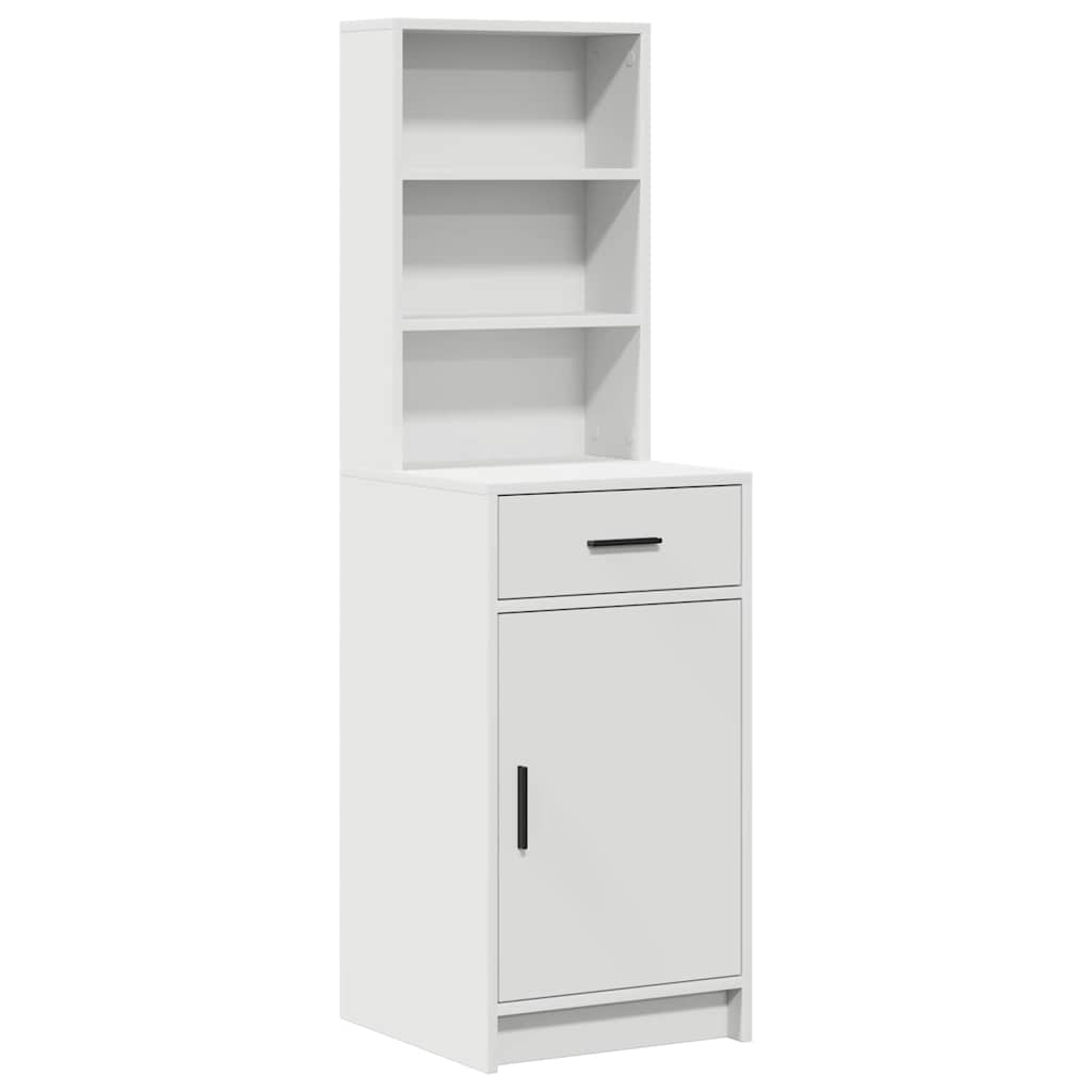 vidaXL Dressing Table Set 3 pcs White Engineered Wood 6