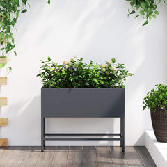 Raised Garden Planter Steel Anthracite 60 cm 45 cm