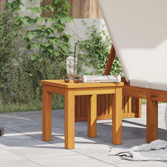 vidaXL Side Table Oil Natural 35 x 35 x 34 cm Solid Acacia Wood 1