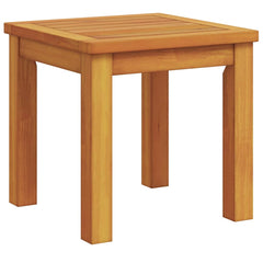 vidaXL Side Table Oil Natural 35 x 35 x 34 cm Solid Acacia Wood 6