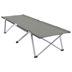 vidaXL Folding Camping Bed Grey 194 x 62.5 x 42.5 cm Oxford and Steel 2