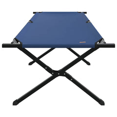 Folding Camping Bed Folding 210 x 80 x 46 cm Oxford fabric Blue