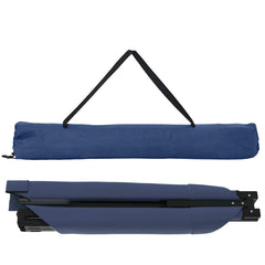 Folding Camping Bed Folding 210 x 80 x 46 cm Oxford fabric Blue