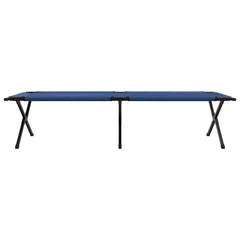 Folding Camping Bed Folding 210 x 80 x 46 cm Oxford fabric Blue