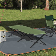 Folding Camping Bed Folding 210 x 80 x 46 cm Oxford fabric Amy yellow