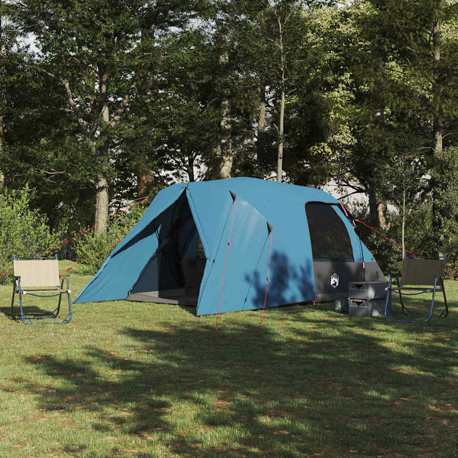 Dome Tent 4-Person 4-Person Width 455 cm Blue
