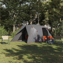 Dome Tent 4-Person 4-Person Width 455 cm Grey and orange