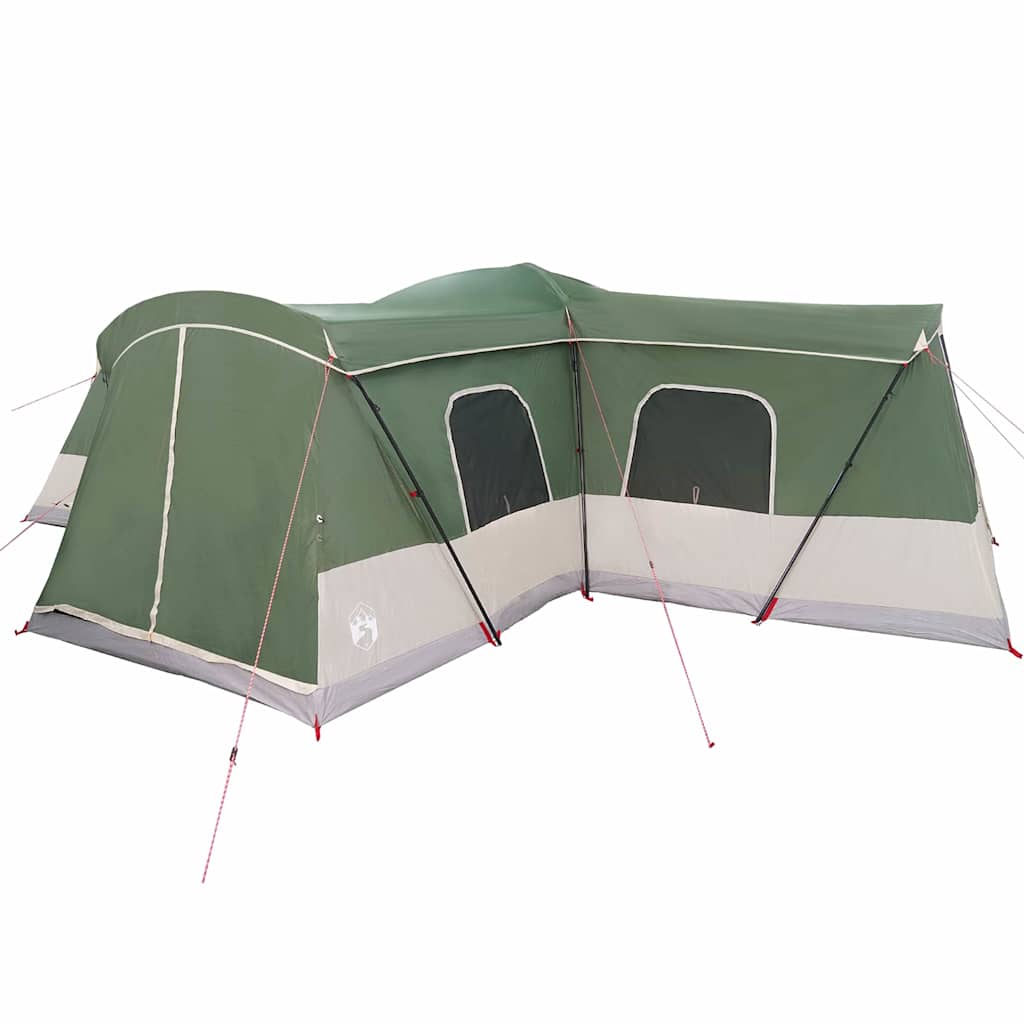 Tent 16-Person 16-Person 185T Polyester with PU Coating Green