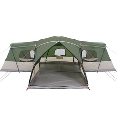 Tent 16-Person 16-Person 185T Polyester with PU Coating Green