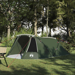 vidaXL Tunnel Tent 3-Person 3-Person Green and White 1