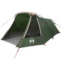 vidaXL Tunnel Tent 3-Person 3-Person Green and White 2