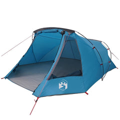vidaXL Tunnel Tent 3-Person 3-Person Blue and Grey 2