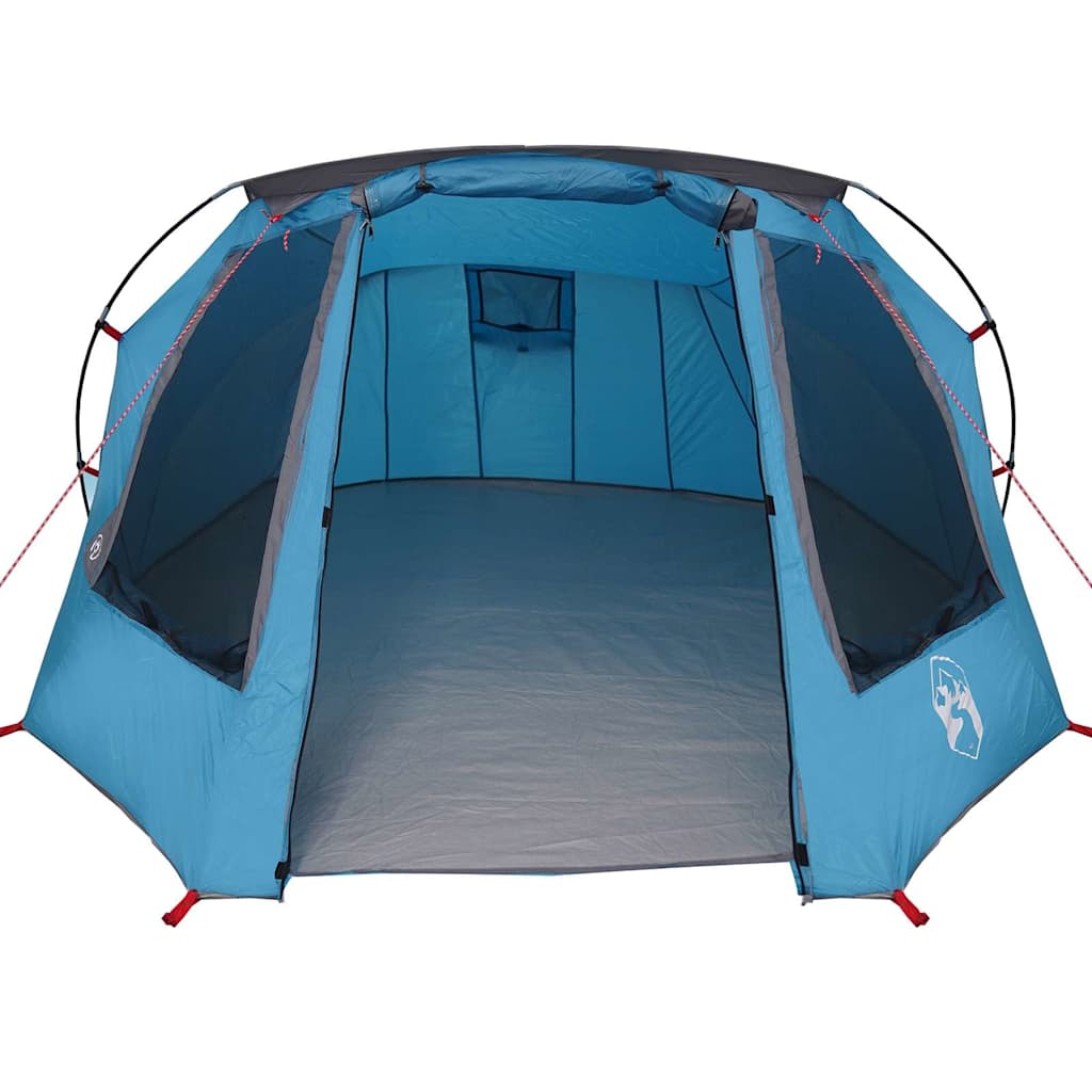 vidaXL Tunnel Tent 3-Person 3-Person Blue and Grey 5