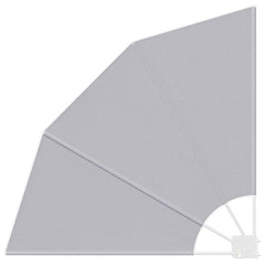 vidaXL Balcony Privacy Screen 115 x 115 cm Polyester Grey 2