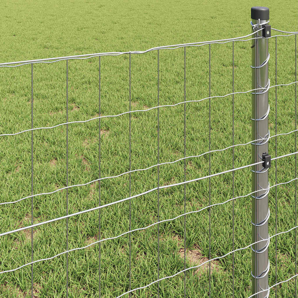 vidaXL Euro Fence 1.5 x 10 m PVC-coated iron 4
