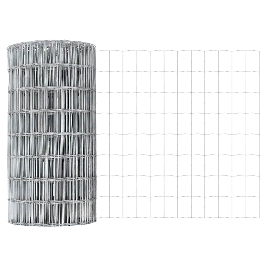 vidaXL Euro Fence 0.4 x 25 m PVC-coated iron 2